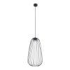 Czarna lampa wisząca ażurowa druciana owalna minimalistyczna loftowa uniwersalna klasyczna SPHERA S 11307 TK-LIGHTING
